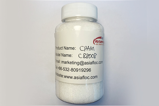 The cationic polyacrylamide (Zetag 8110) can be replaced by the ASIAFLOC series